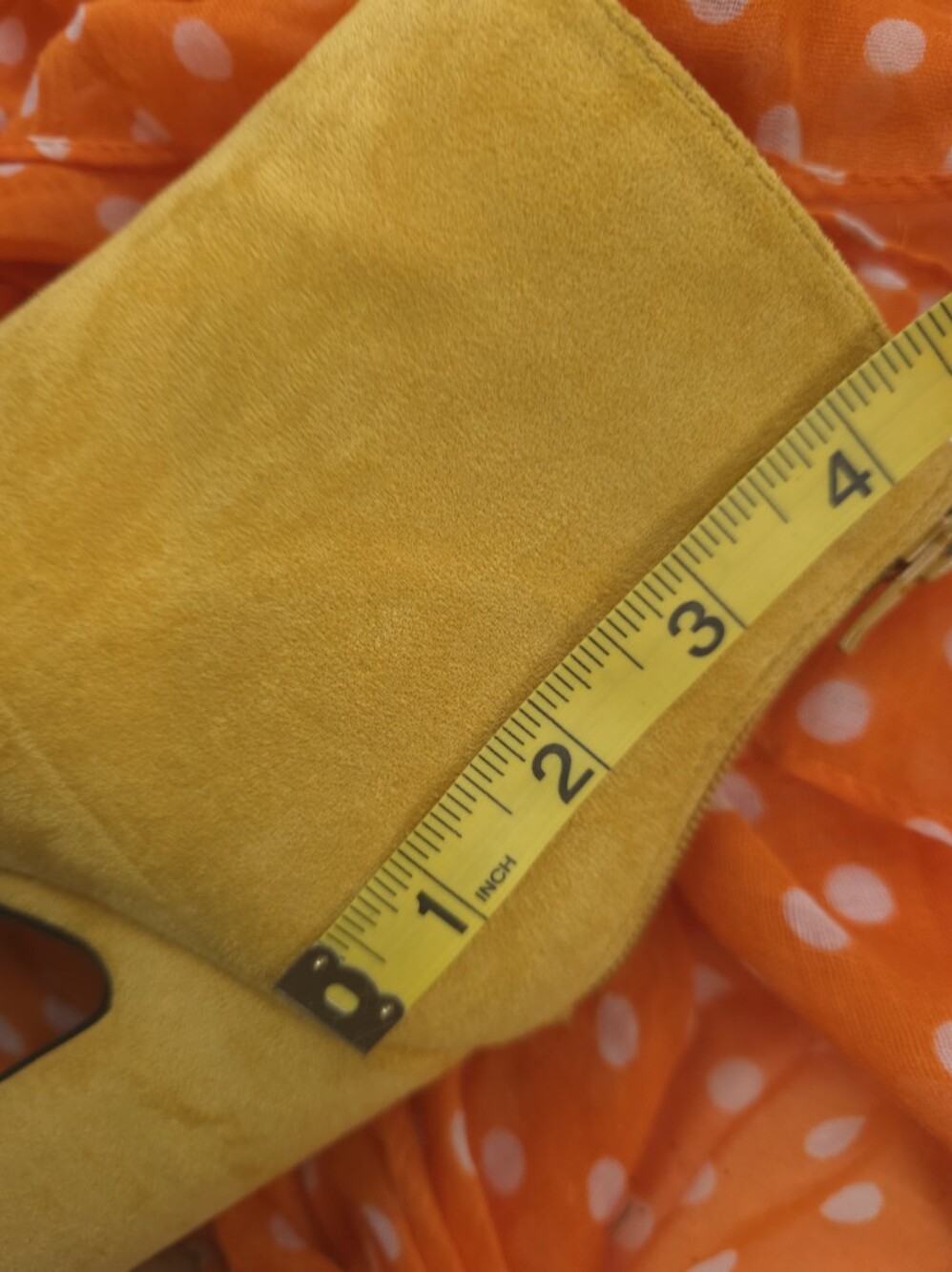 So Me Gold Suede Boots Sz 7m - Picture 10 of 11